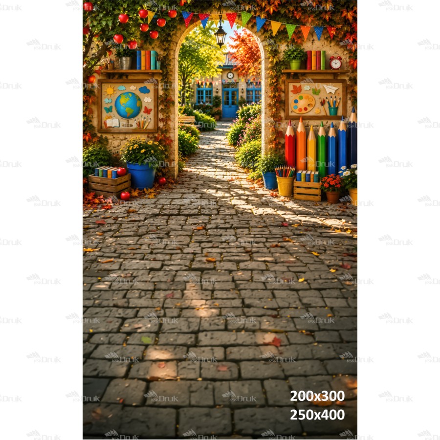 Tło fotograficzne „Szkolna Aleja Wiedzy” | 4260